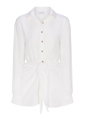 Anemos The LA Button-Down Mini Wrap Dress - Moda Operandi