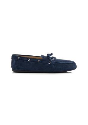 Miu Miu Suede Boat Shoes - Moda Operandi