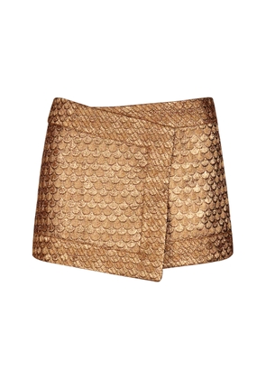Johanna Ortiz Re-Emerged Jacquard Mini Skirt - Moda Operandi