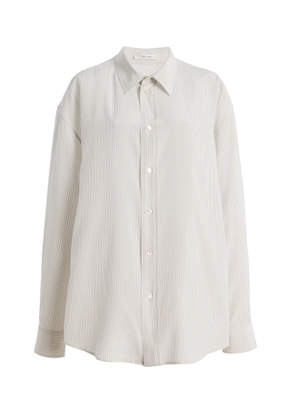 The Row Fiora Pinstriped Silk Shirt - Moda Operandi