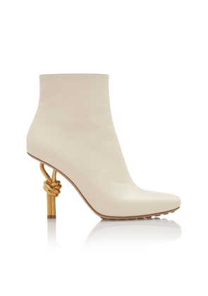 Bottega Veneta Knot Leather Ankle Boots - Moda Operandi
