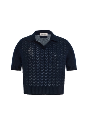 Miu Miu Cashmere Polo Shirt - Moda Operandi