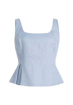 Posse Exclusive Riviera Rosalie Linen Top - Moda Operandi