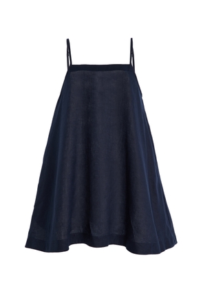 BONDI BORN Leiden Flared Linen Mini Dress - Moda Operandi