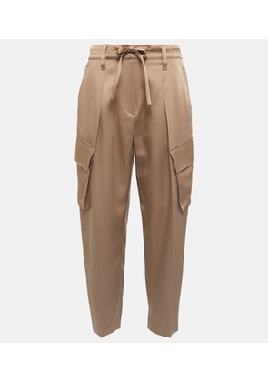 Brunello Cucinelli High-rise cargo pants