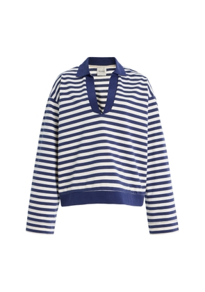 Posse Haisley Striped Cotton Polo Top - Moda Operandi