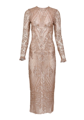 Francesca Miranda Exclusive Layla Lace Midi Dress - Moda Operandi
