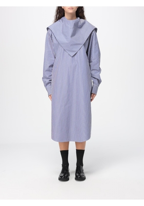 Dress AMI PARIS Woman color Gnawed Blue