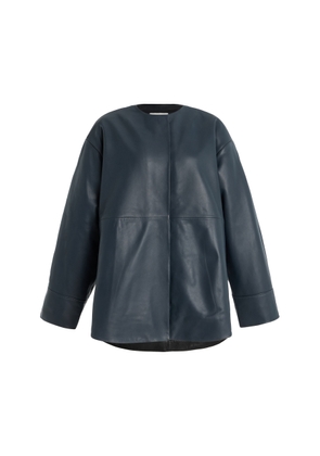 St. Agni Exclusive Leather Pillow Jacket - Moda Operandi