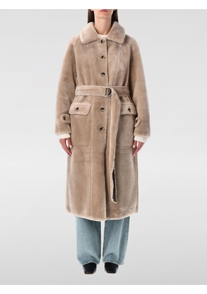 Fur Coat URBANCODE Woman color Beige