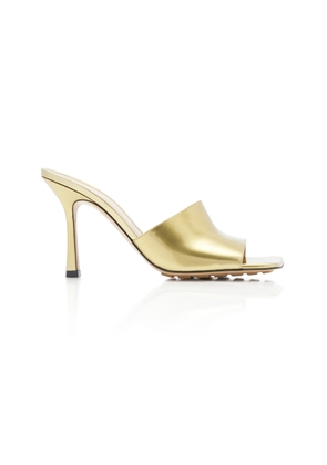 Bottega Veneta Mirror Stretch Leather Slide Sandals - Moda Operandi