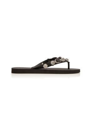 Balenciaga Cagole Rubber Thong Sandals - Moda Operandi