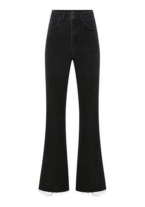 ILA THE BRAND Serena Rigid High-Rise Raw-Edge Flared Jeans - Moda Operandi