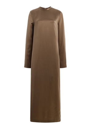 Toteme Satin Maxi Dress - Moda Operandi