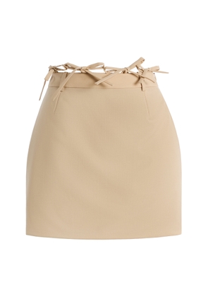 Marie Adam-Leenaerdt Wool Mini Skirt Cover - Moda Operandi