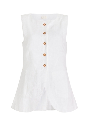 Posse Exclusive Emma Linen Vest - Moda Operandi