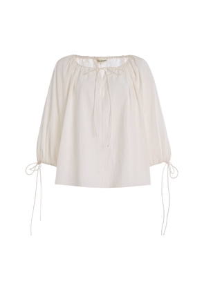 By Malene Birger Exclusive Riviera Lilyrose Organic Cotton Top - Moda Operandi