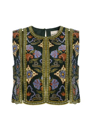 ALÉMAIS Oasira Linen-Blend Top - Moda Operandi