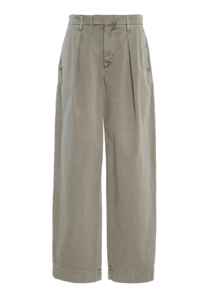 SLVRLAKE Pleated Cotton Chino Pants - Moda Operandi
