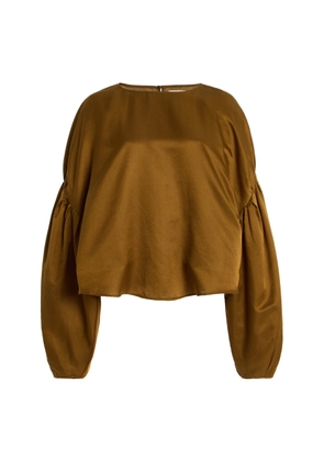 Citizens of Humanity Anika Cotton-Silk Top - Moda Operandi