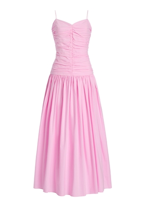Matteau Exclusive Gathered Cotton Drop-Waist Dress - Moda Operandi