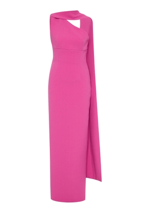 Rachel Gilbert Clara Single Shoulder Capelet Gown - Moda Operandi