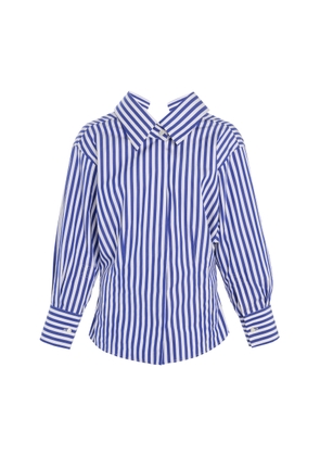 Givenchy Sculpted Striped Cotton Poplin Shirt - Moda Operandi