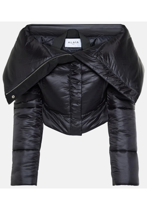 Alaia Cropped puffer jacket