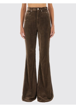 Pants RICK OWENS Woman color Brown