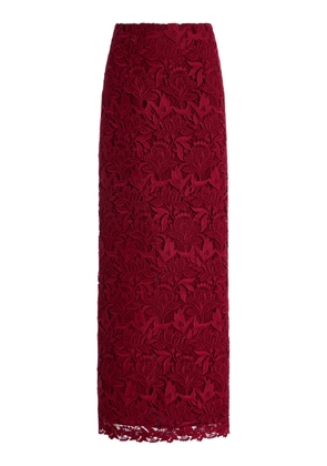 Carolina Herrera Lace Column Skirt - Moda Operandi