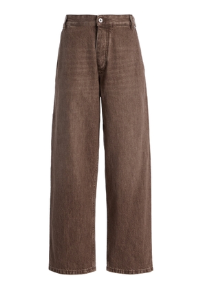 Bottega Veneta Washed Cotton Cargo Jeans - Moda Operandi