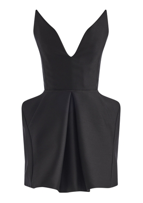 Maticevski Le Petite Wool-Silk Mini Dress - Moda Operandi