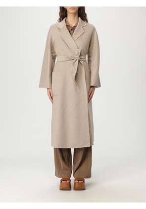 Coat MAX MARA Woman color Sand