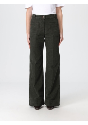 Jeans VICTORIA VICTORIA BECKHAM Woman color Kaki