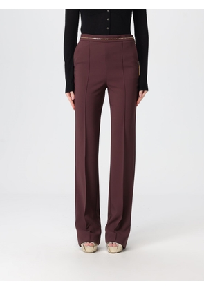Pants ELISABETTA FRANCHI Woman color Wine