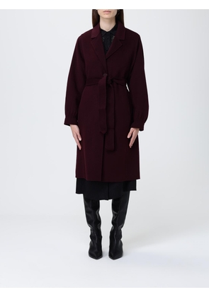 Coat TWINSET Woman color Wine