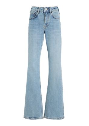 Jeanerica Moda Stretch Mid-Rise Flared-Leg Jeans - Moda Operandi