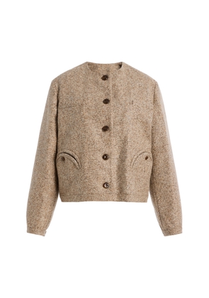Blazé Milano Seanna Gliss Alpaca-Wool Bolero - Moda Operandi