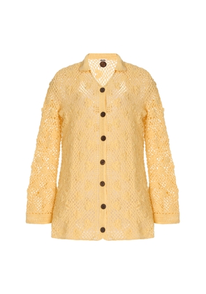 Akoia Swim Exclusive Biru Knit Cotton Mini Dress - Moda Operandi