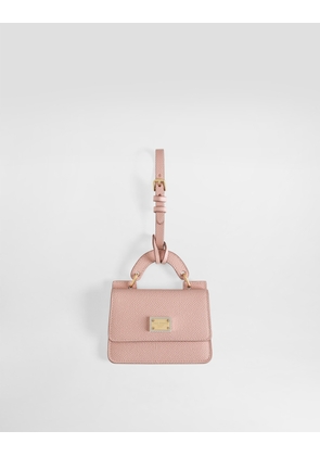 Dolce & Gabbana Dauphine Calfskin Card Holder - Woman Wallets And Small Leather Goods Pink Leather Onesize