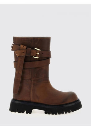 Boots MOSCHINO COUTURE Woman color Brown