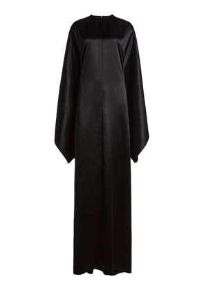 Balenciaga Satin Maxi Caftan Dress - Moda Operandi