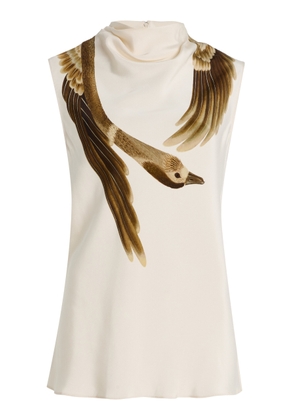 Altuzarra Arlie Printed Silk Top - Moda Operandi