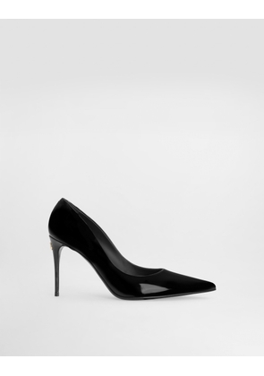 Dolce & Gabbana Patent Leather Cardinale Pumps - Woman Pumps And Slingback Black Leather 36
