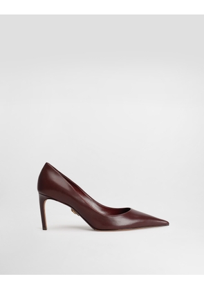 Dolce & Gabbana Devotion Calfskin Pumps - Woman Pumps And Slingback Burgundy 37.5