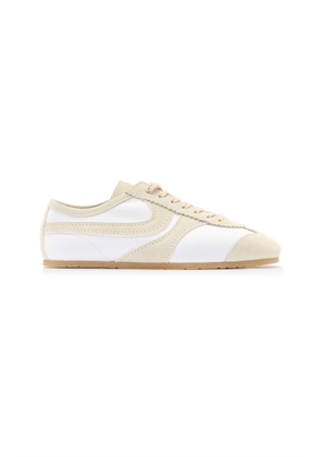 Dries Van Noten Leather Sneakers - Moda Operandi