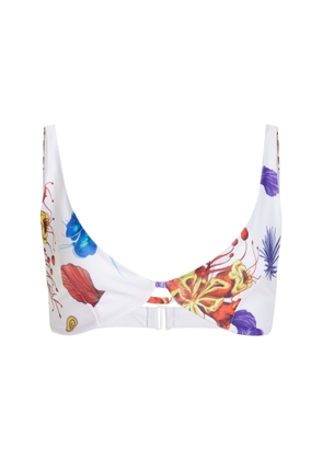 House of Aama Exclusive Joan Printed Bikini Top - Moda Operandi