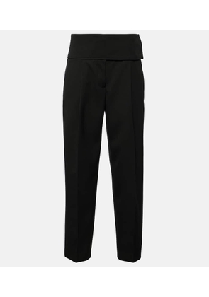 Jil Sander High-rise wool wide-leg pants