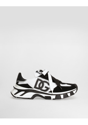 Dolce & Gabbana Dg Country Road Nylon And Leather Sneakers - Man Sneakers Black 41.5