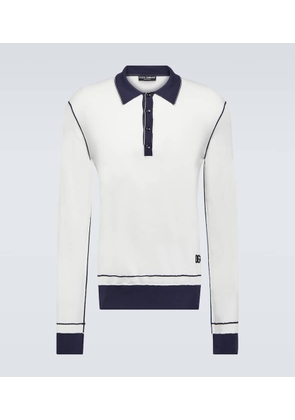 Dolce&Gabbana Silk polo sweater